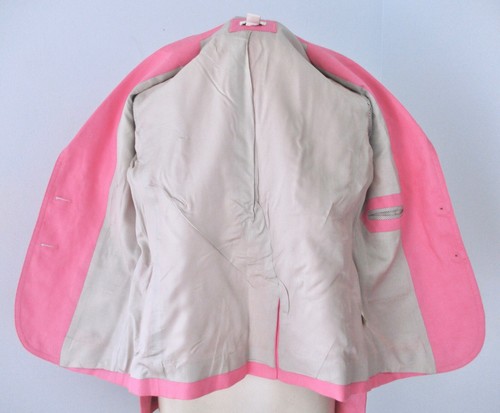 VGC J Crew Light Pink 100% Linen Blazer Career Jacket Full Lining 2-Button 4 - Picture 5 of 6
