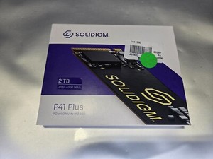 【中古】SOLIDIGM PCIe 4.0 NVMe 2TB M.2 SSD Amazon.com: Solidigm™ P41 Plus Series 2TB PCIe GEN 4 NVMe