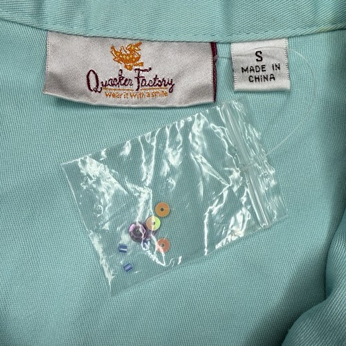 Quacker Factory Jean Jacket S Embroidered Sequin Butterfly Fairy Cottagecore NWT - Picture 5 of 8