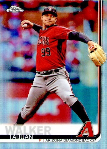 2019 Topps Chrom Taijuan Walker Refractor #143 - Arizona Diamondbacks