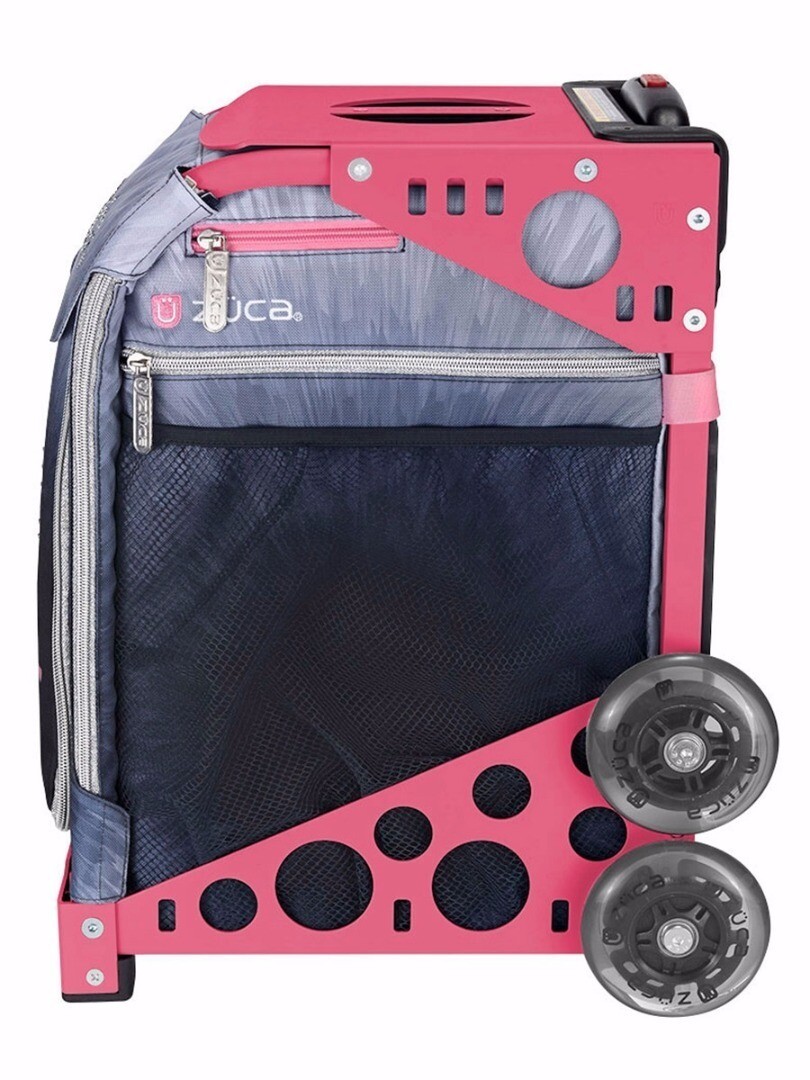 ★EMS★ FUR CYLINDER BAGPINK Zuca Ice Dreamz Insert Bag and Pink Frame with Flashing