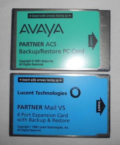 Avaya Partner ACS Backup/Restore PC Card & Lucent Mail VS 4-Port Expansion Card - Picture 22 of 24