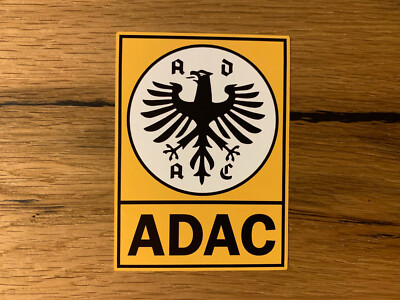 ADAC sticker plaque automobile club sticker classic car vintage members V8 750