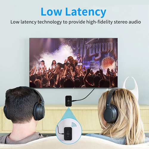 Bluetooth Transmitter Empfänger Sender Audio Adapter Wireless Aux TV Kopfhörer - Bild 6 von 7