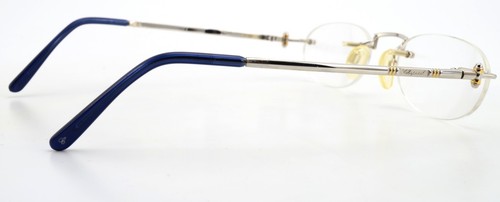 CHOPARD Lunettes Brille M C044 /80 6062 49-20 125 Silber Gold Randlos Optik +OVP - Picture 12 of 16