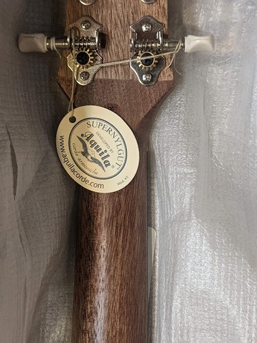 Luna UKE Bamboo Concert Tenor Ukulele Walnut/Mahogany Natural NEW Boxed - Picture 14 of 15