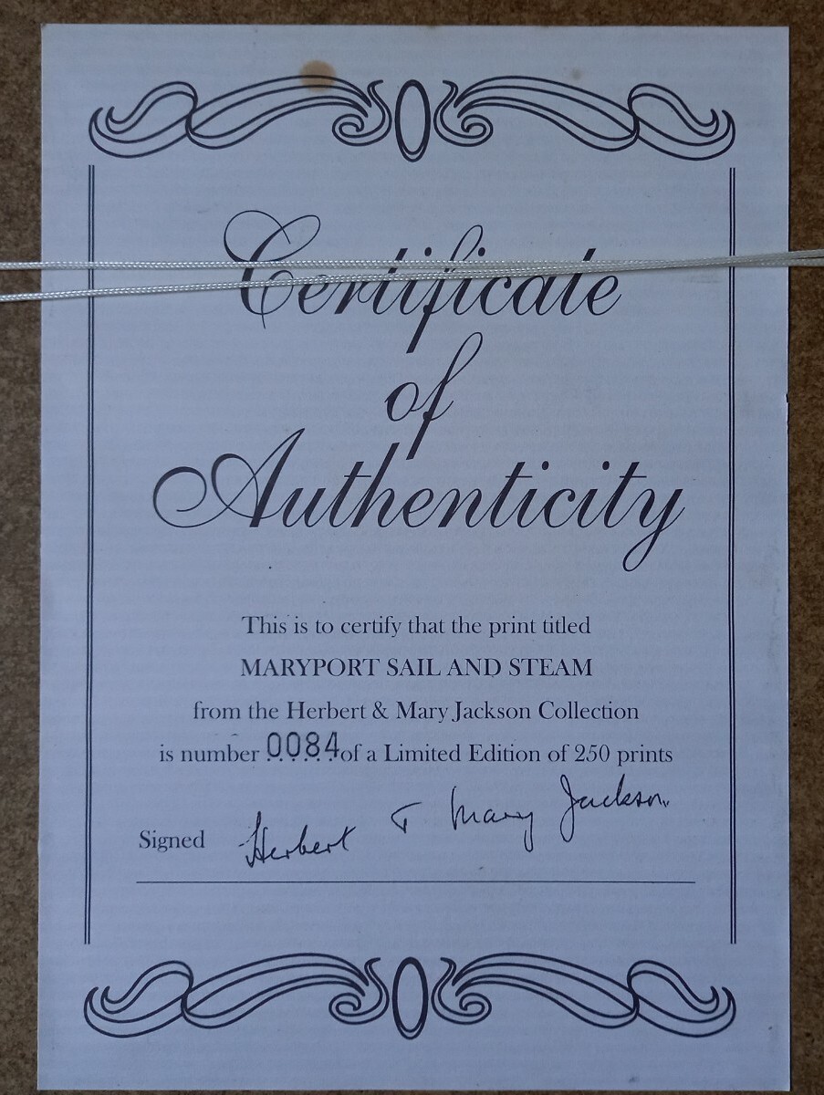 Maryport Herbert & Mary Jackson Collection Ltd Ed 84/250 Framed Print