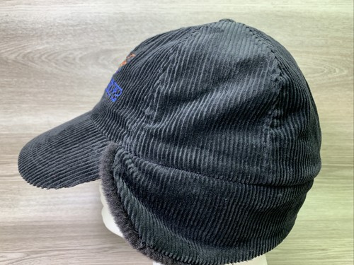 Disney Store Cord Tigger Mütze Erwachsene schwarz Kunstfell Klappkappe Stickerei Vintage 90er - Bild 7 von 11