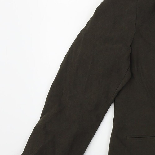 EVIE Womens Brown Polyester Blend Blazer Size 16 - Picture 9 of 12