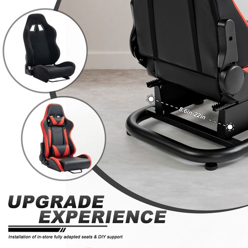 Hottoby Rennsimulator Cockpit 50mm mit Sitz Passend für Logitech G923 G29 G920 - Bild 13 von 21