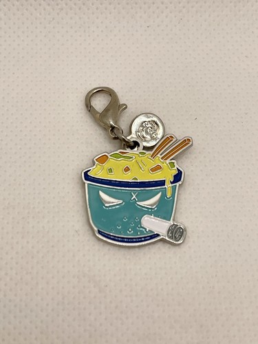 Kidrobot Frank Kozik RIPPERS Enamel Zipper Pull NOODLES Mongers Smorking Figure - Picture 1 of 2