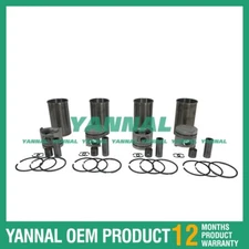 4x TD25 Engine Overhaul Liner Kit For Nissan diesel engine