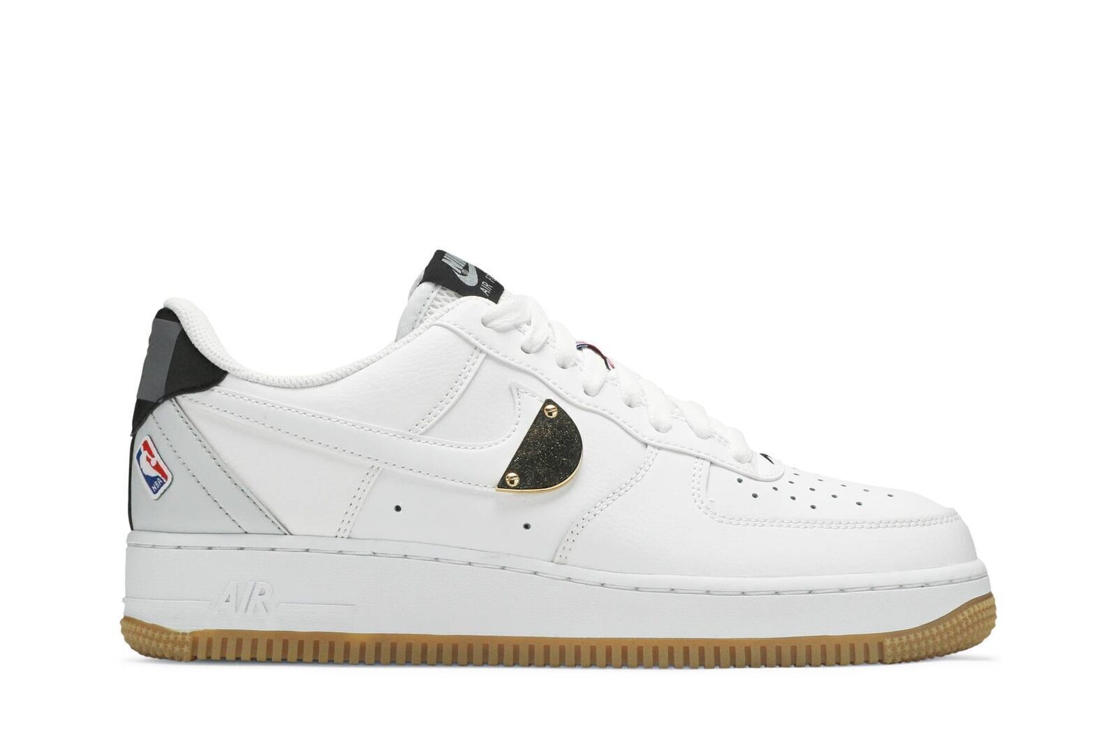 Nike NBA x Air Force 1 '07 LV8 'White Pure Platinum' CT2298-100 Men's Shoes