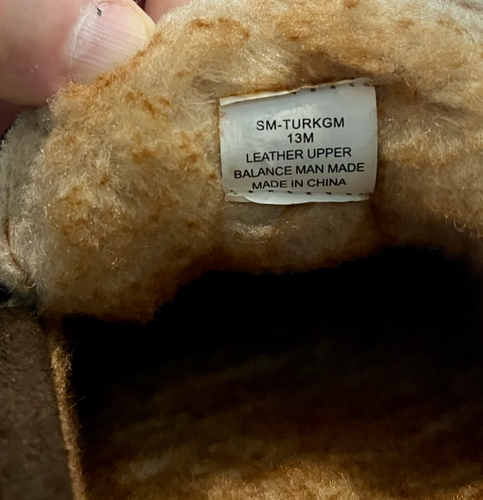 Club Room Men's Moccasin Slipper Suede Leather Warm Fur Lined Size 13 M - Picture 2 of 5