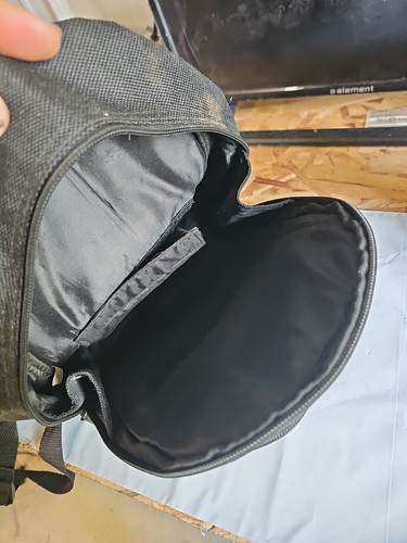 Mini Samsonite Backpack black Crossbody Ballistic Nylon adj Strap 12" x 9 " CN - Picture 4 of 4