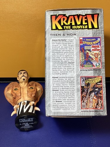 KRAVEN THE HUNTER MARVEL MINI BUST BOWEN DESIGNS #0378/4500 LIMITED EDITION 1:8 - Picture 13 of 24