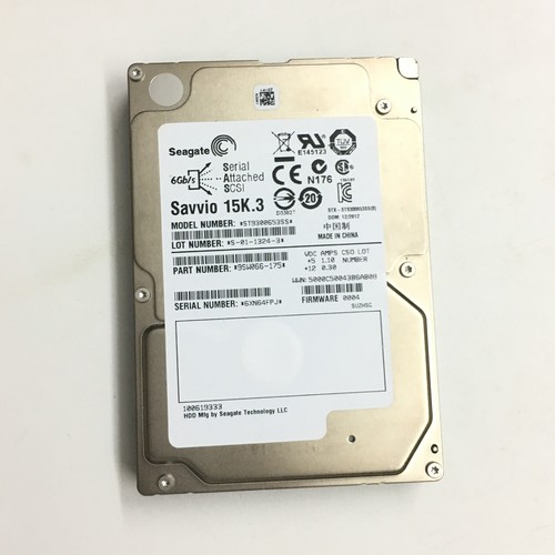 Seagate ST9300653SS 300GB 15K.3 2.5" 6Gbps SAS HARD DRIVE 9SW066 100% Original - Picture 2 of 4
