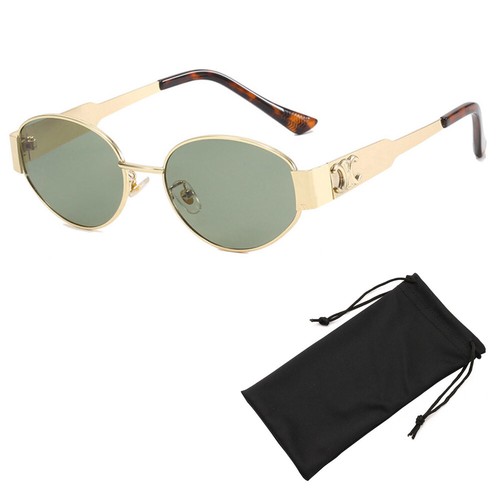 Retro Oval Sunglasses Trendy Fashion Shades Women Sun Glasses Outdoor UV400 - Picture 11 of 14