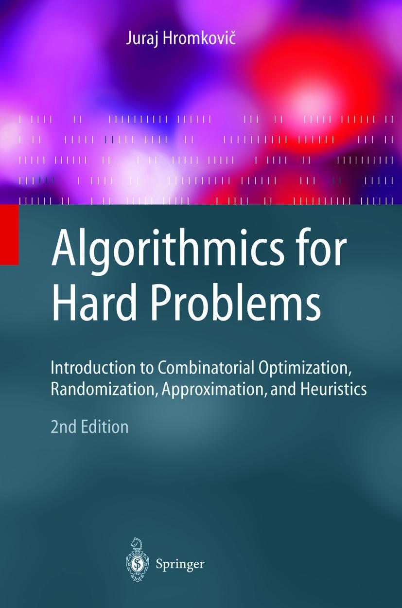 Algorithmics For Hard Problems Juraj Hromkovic