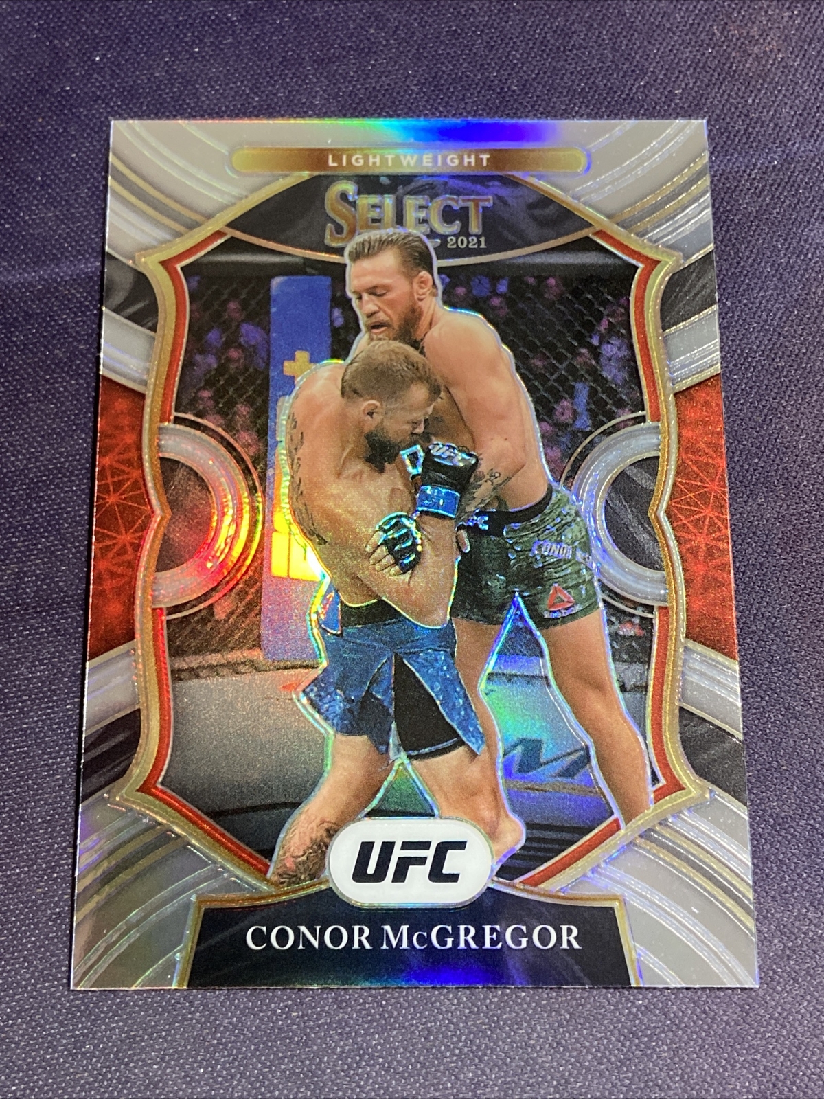 2021 Panini Select UFC #40 CONOR McGREGOR SILVER PRIZM Concourse