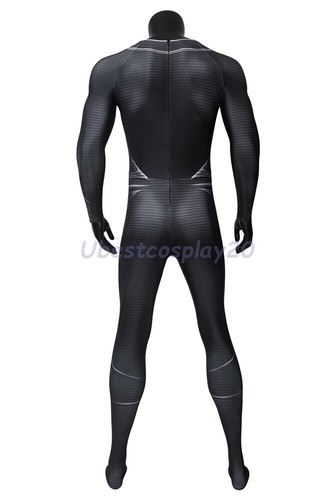 Superman Kostüm Clark Kent Justice League Cosplay schwarzer Anzug - Bild 7 von 12