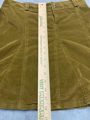 Athleta Damen Whenever Cordrock Gr. 6 Gold Husk Flare Kordelzug 708526 - Bild 3 von 10