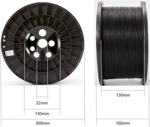 5kg of Tangle-Free Grey PLA 3D Printing Filament - Dimensional Precision 1.75mm - Photo 7/9