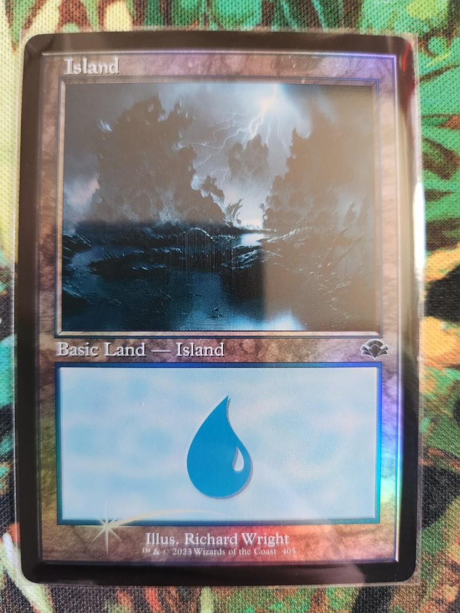ＭＴＧ　特価　旧枠土地foil インベイジョン　50枚前後 Island NM Foil Retro Frame Dominaria Remastered MTG FREE SHIPPING