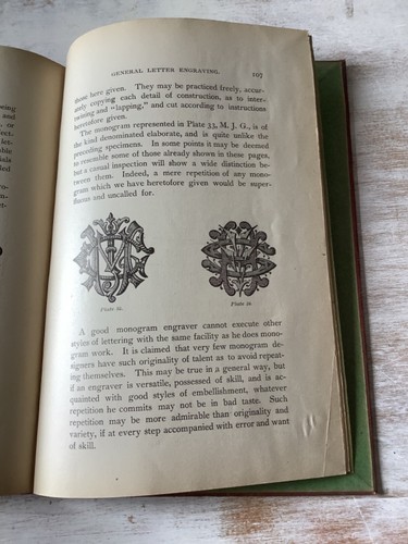 General Letter Engraving 19th Century Book Hand Lettering Coffin Plates Tools - Imagen 11 de 11