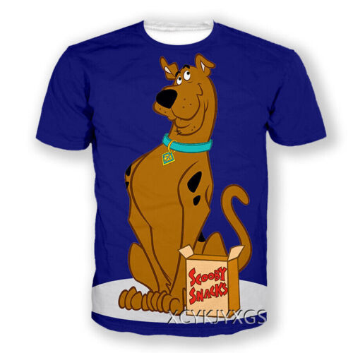 Cartoon Scooby Doo Kids Adults Casual T-Shirt 3D Print Short Sleeve Tee Tops FF - Picture 10 of 17