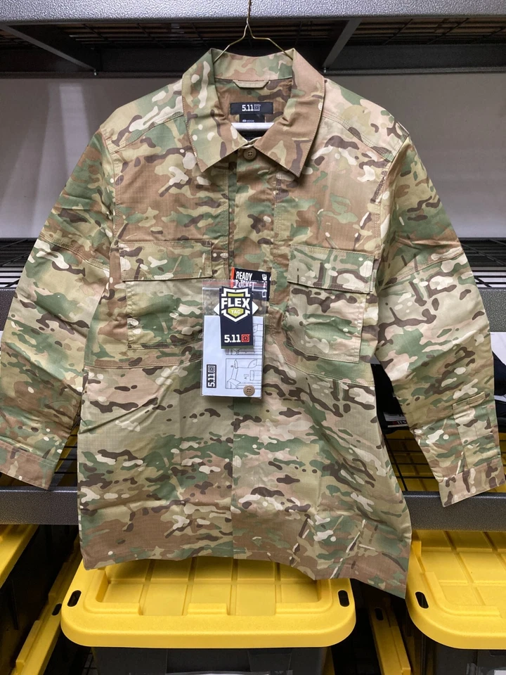 Camisa manga larga 5.11 Flex-Tac TDU Multicam Ripstop Foto 3 de 4