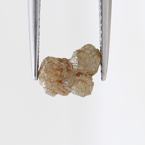 Diamante Terra 1,45tcw Giallo Rossastro Scintillante Forma Cuore Naturale per Gioiello - Foto 6 di 13