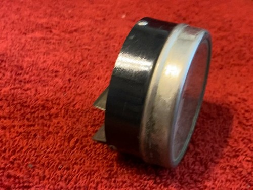 AIRCRAFT AVIATION 2 1/4" AMPERES INDICATOR ROUND WHITE FACE - Picture 4 of 8