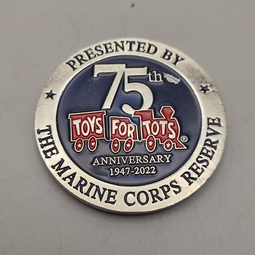 Toys for Tots United States Marine Corps Challenge Coin