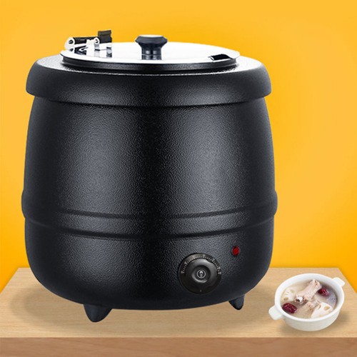 10L Soup Electric Commercial Kettle Stainless Steel Boiler Pot Simple Operation - Picture 7 of 18