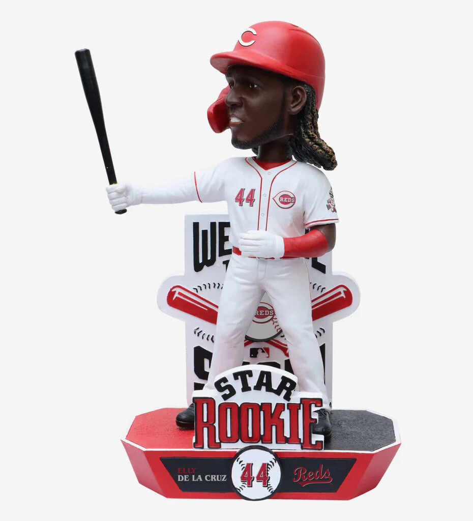 ELLY DE LA CRUZ ボブルヘッド Elly De La Cruz Cincinnati Reds 2023 City Connect Stripe