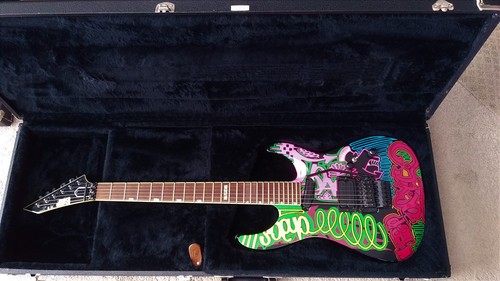 ESP 1987 MII Custom Guitar GRAFFITI QUEENSRYCHE Michael Wilton Empire **RARE** - Picture 12 of 16