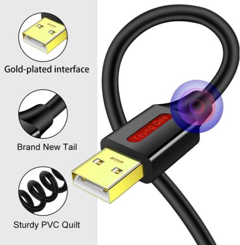 Printer Cable 25 FT,USB Printer Cable High Speed USB 2.0 A Male to Type B Male - Picture 5 of 7