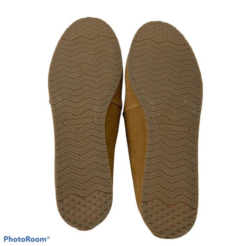 Aerosoles Damenschuhe 8 flache Schuhe braun cognac Leder Wildleder Slipper bequem gepolstert - Bild 5 von 9