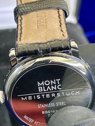 Montblanc Watch Meisterstuck Vintage Pink Dial 32mm Mint 4 Year Warrant Box - Picture 12 of 18