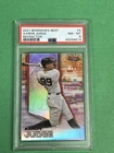 AARON JUDGE 2021 BOWMAN'S BEST REFRACTOR NEW YORK YANKEES CARD #4 PSA NM-MINT 8