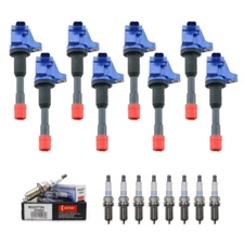 New Set of 8 Ignition Coil & Denso Spark Plug for 2006-2011 Honda Civic 1.3L L4