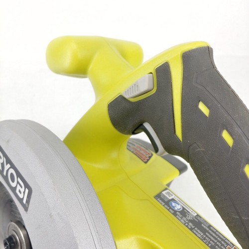 Sierra circular inalámbrica RYOBI P504G ONE+ 18V (solo herramienta y hoja) - probada funcionando - Imagen 9 de 16