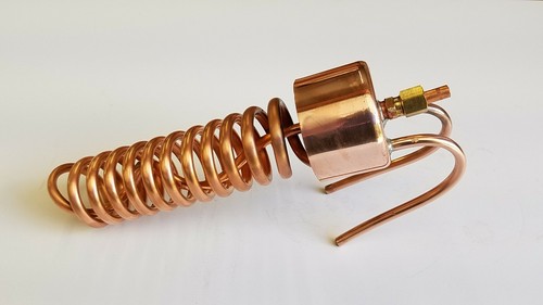 Copper Coil Condenser 2"Moonshine Still Beer Keg Bokakob Liquid Management