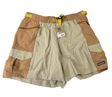 NEW Patagonia Women's Outdoor Everyday 4" Shorts Oar Tan Sz S NEW