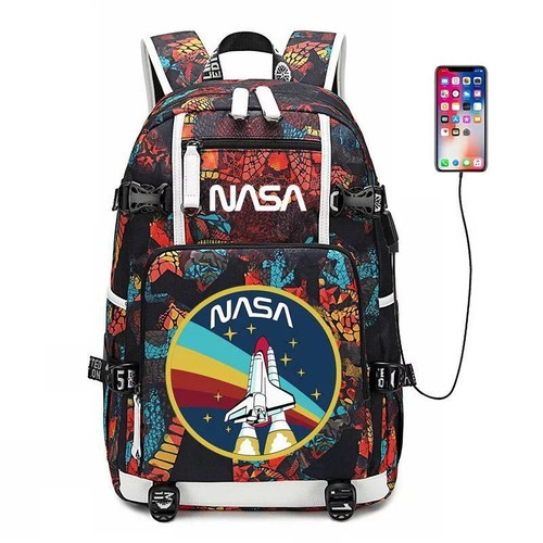 NASA Astronaut Spaceman Rucksack Schultasche Notizbuch Laptoptasche Halloween Geschenk - Bild 32 von 34