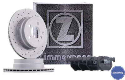 Zimmermann Brake Set 320mm Rear BMW X5 X6 E70 F15 F85 E71 E72 F16 F86