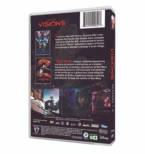 Star Wars Visions - Die komplette Staffel 1 - 2 (DVD 2023 4-Disc Box Set) Neu Sealed - Bild 2 von 2