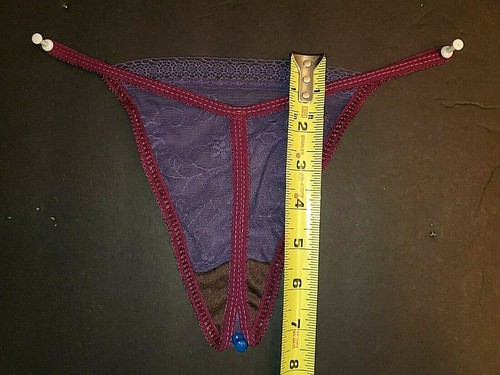 Thong Panty Floral Lace Variety Women's One Size Fits Most ( Run Small ) - Picture 12 of 24