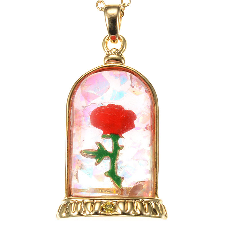 超レア 美品 美女と野獣 Enchanted Rose Pre-Order Disney Store JAPAN 2024 Enchanted Rose Replica